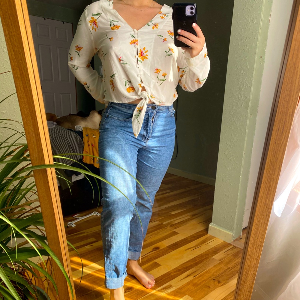 Vintage floral blouse